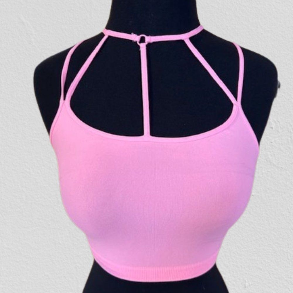 Nikibiki Hot Pink Bralette Cami  4240  ONE SIZE  NWT Boutique